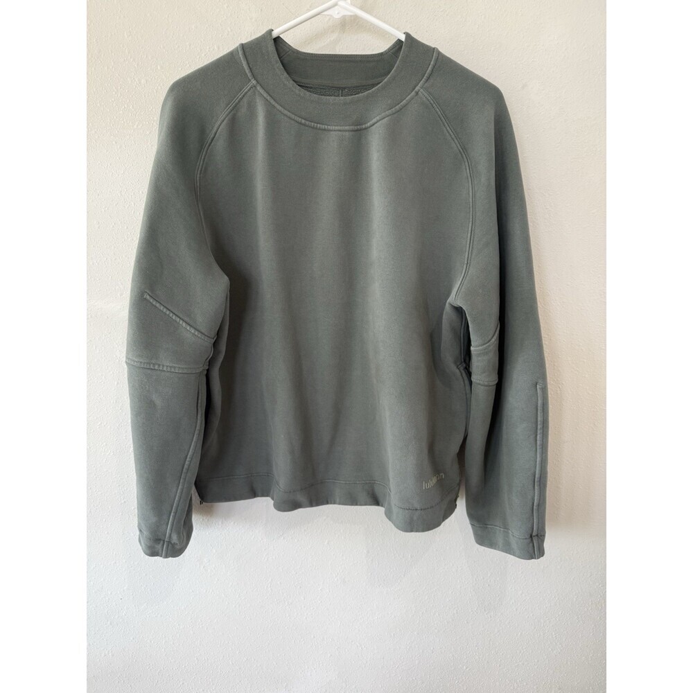 Lululemon Athletica Women's Long Sleeve Sweatshirt 6 Medium Green Pullover